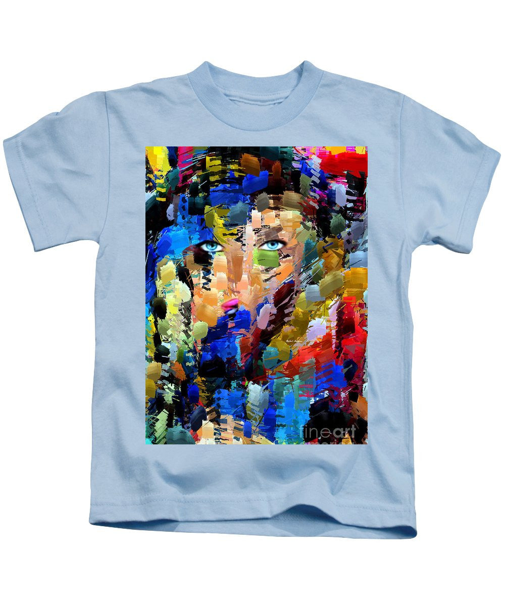 Kids T-Shirt - Lady In Blue