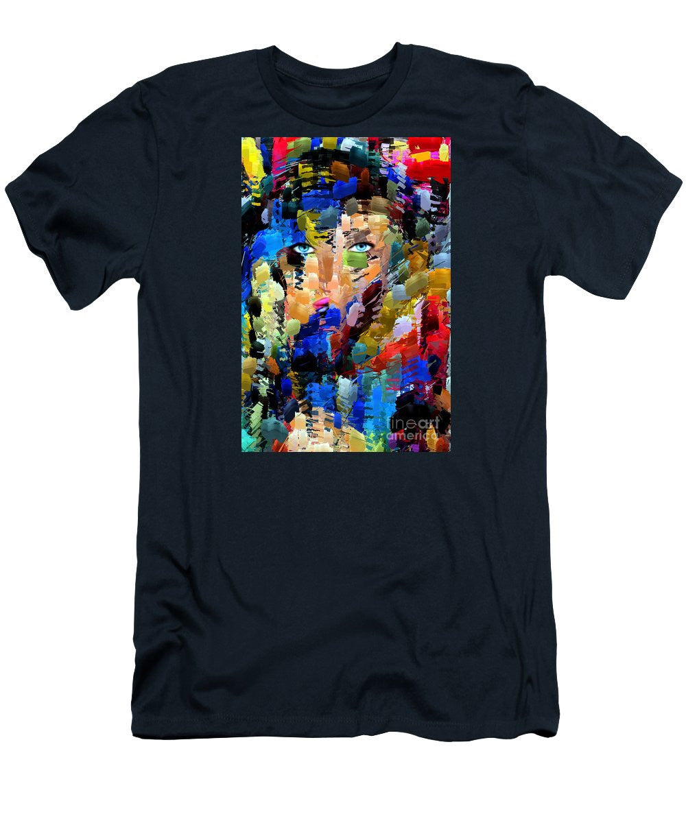 Men's T-Shirt (Slim Fit) - Lady In Blue