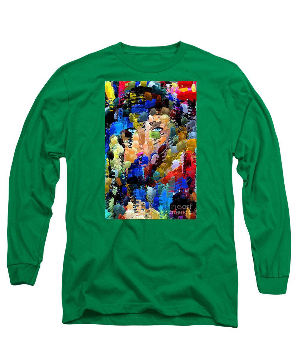 Long Sleeve T-Shirt - Lady In Blue