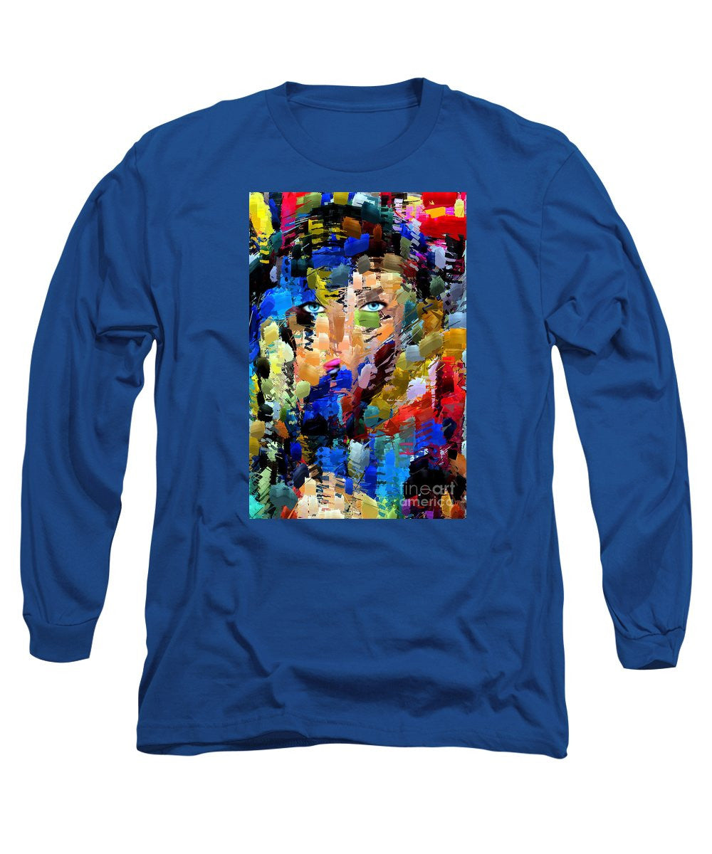 Long Sleeve T-Shirt - Lady In Blue