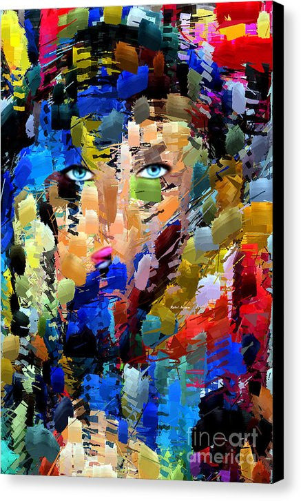 Canvas Print - Lady In Blue