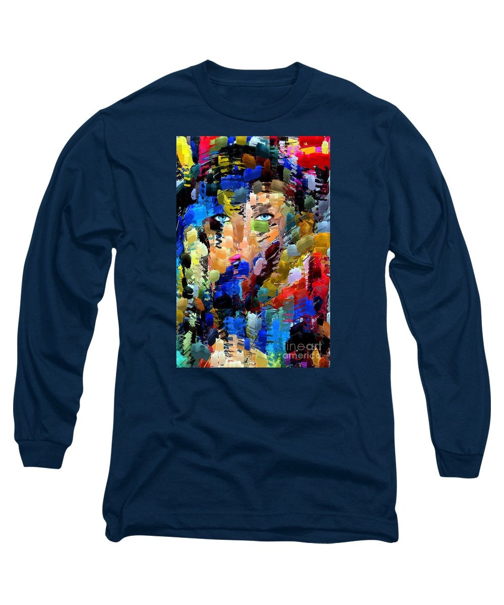 Long Sleeve T-Shirt - Lady In Blue