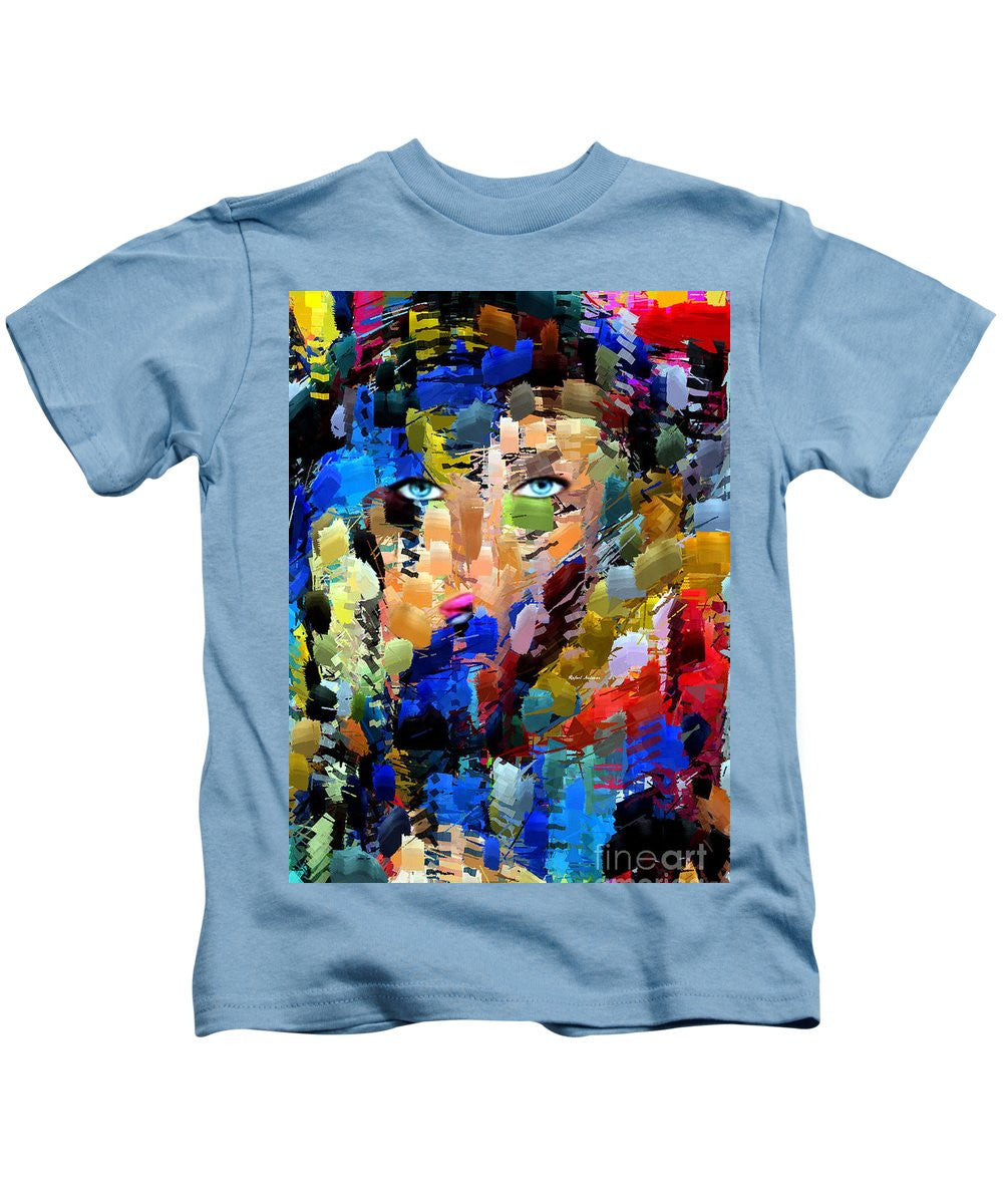 Kids T-Shirt - Lady In Blue