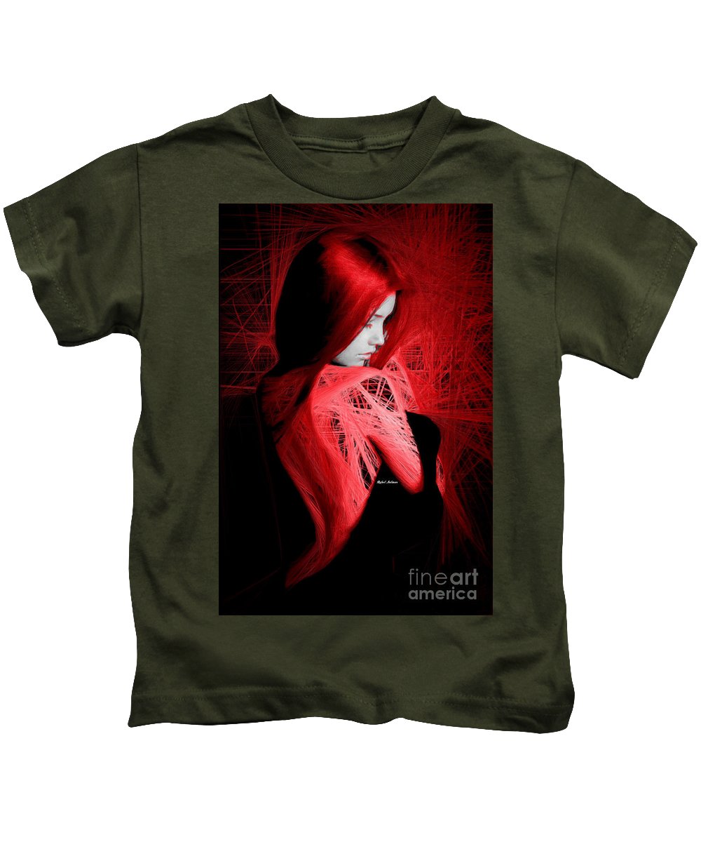 Lady In Red - Kids T-Shirt