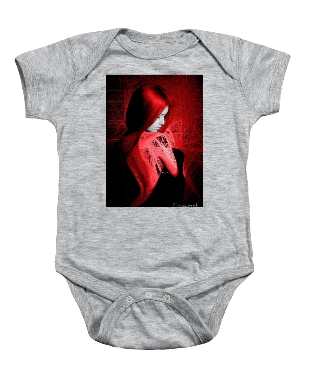 Lady In Red - Baby Onesie