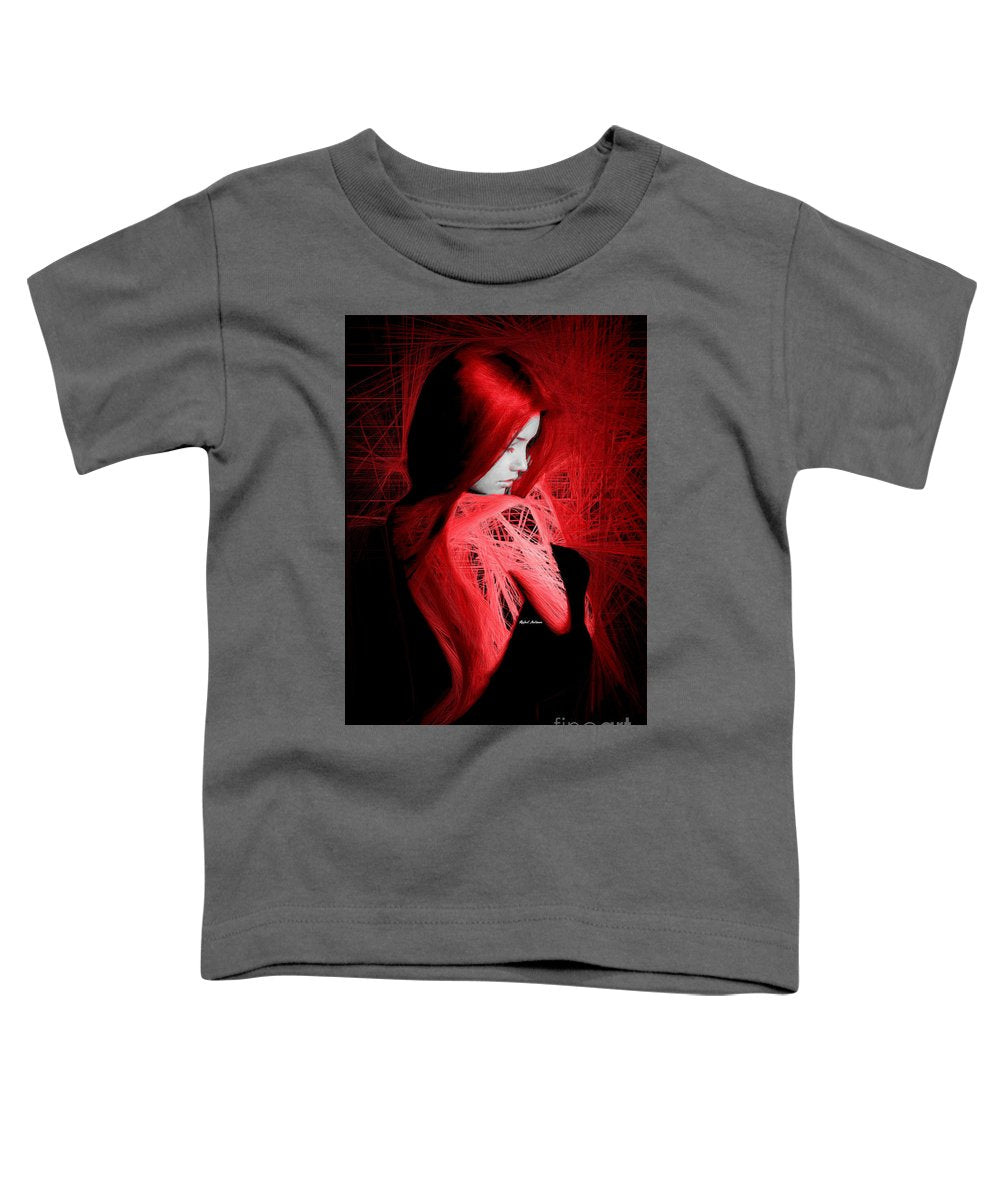 T-shirt pour tout-petits - Dame en rouge