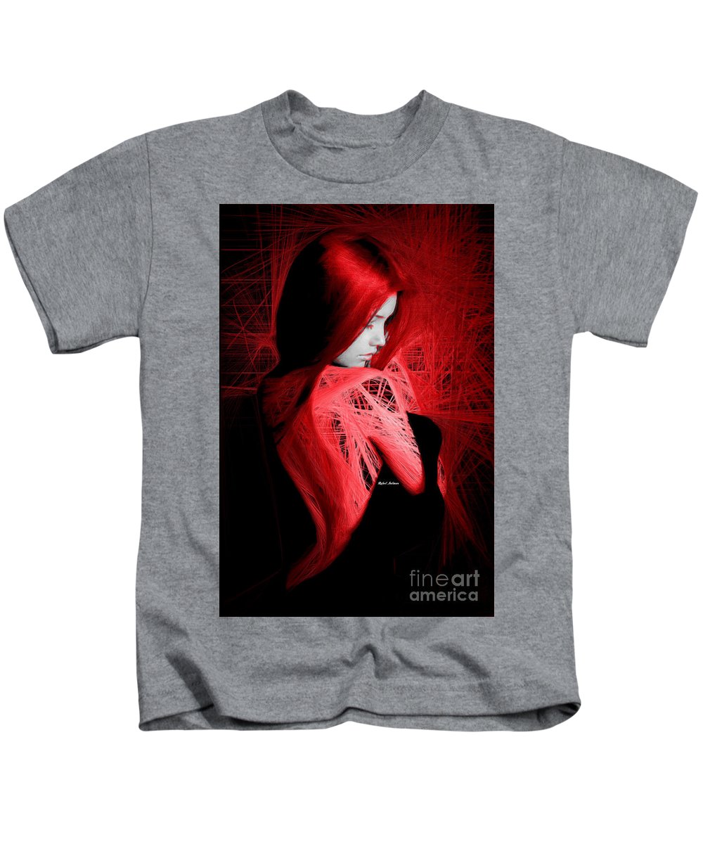 Lady In Red - Kids T-Shirt