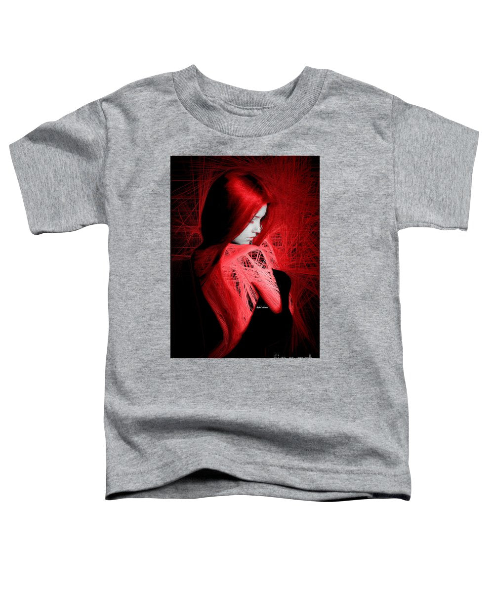 T-shirt pour tout-petits - Dame en rouge