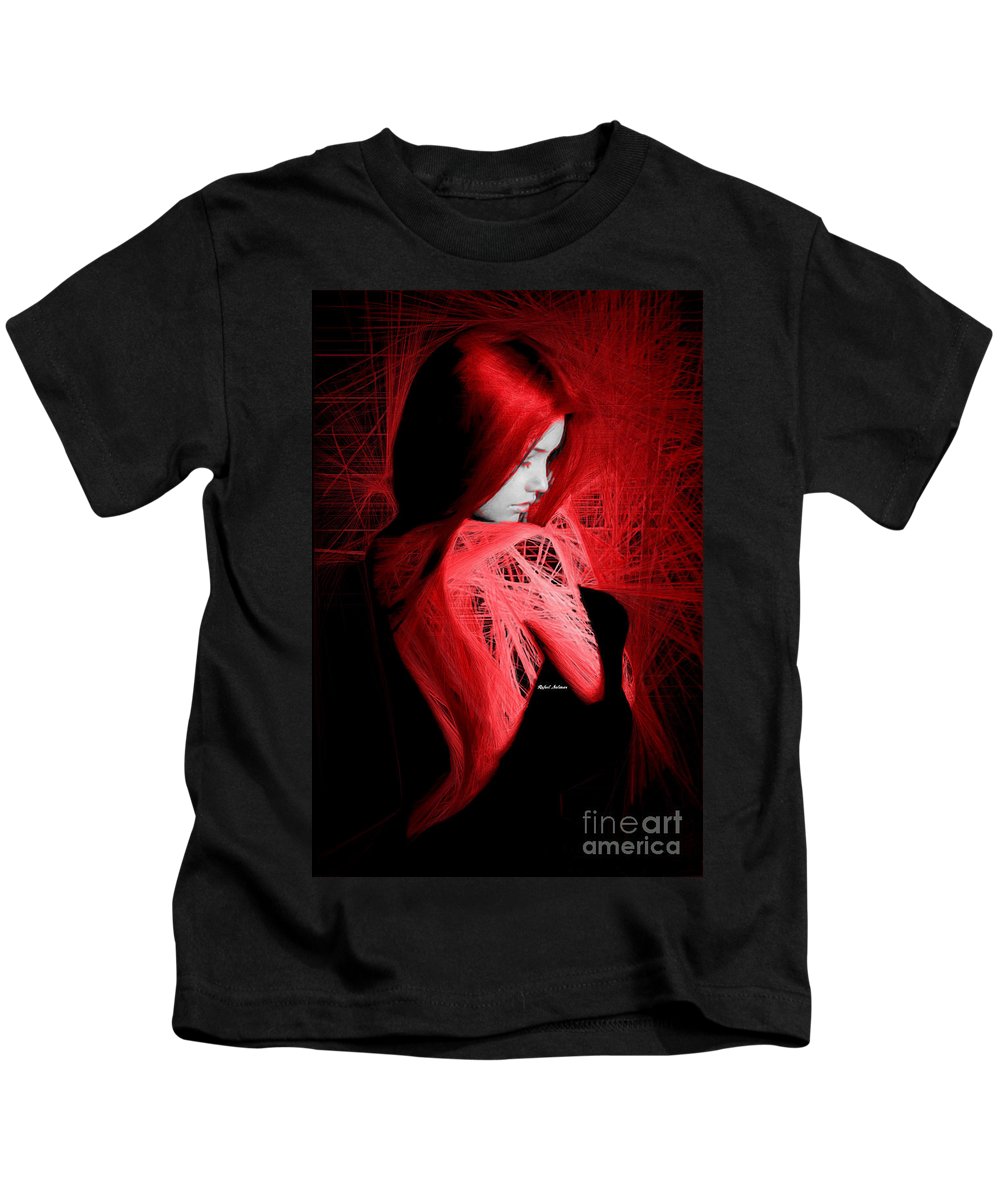 Lady In Red - Kids T-Shirt