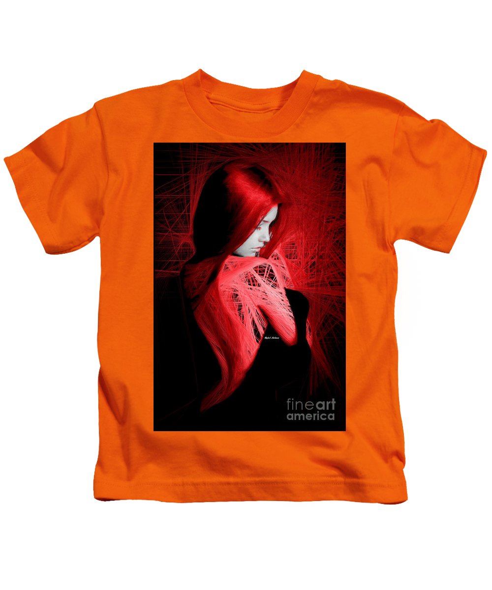 Lady In Red - Kids T-Shirt