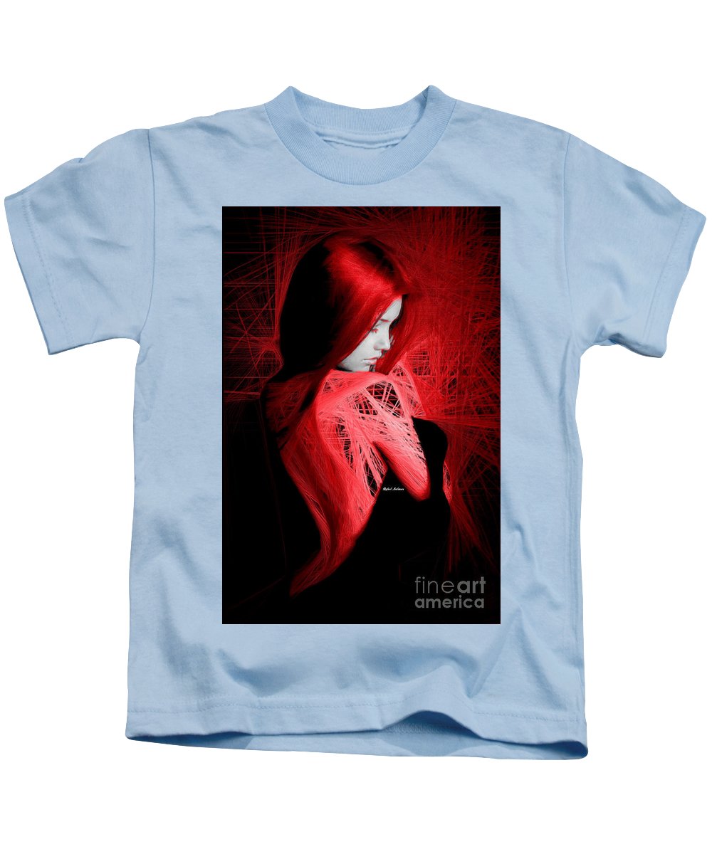 Lady In Red - Kids T-Shirt