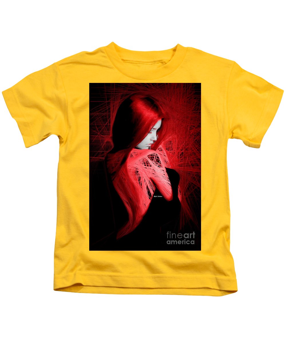 Lady In Red - Kids T-Shirt