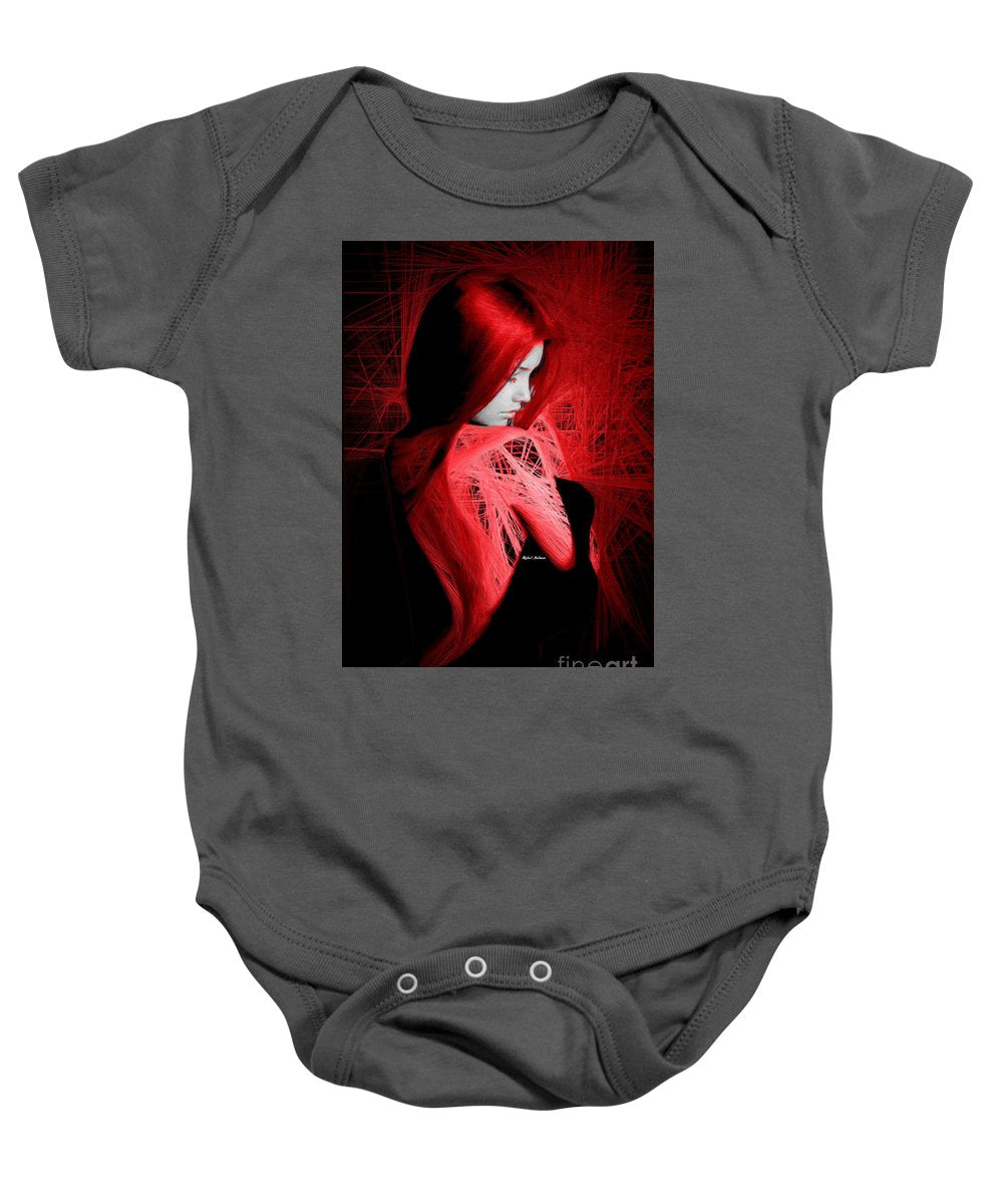 Lady In Red - Baby Onesie