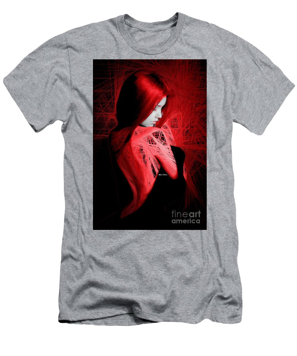 Lady In Red - Men's T-Shirt (Athletic Fit)