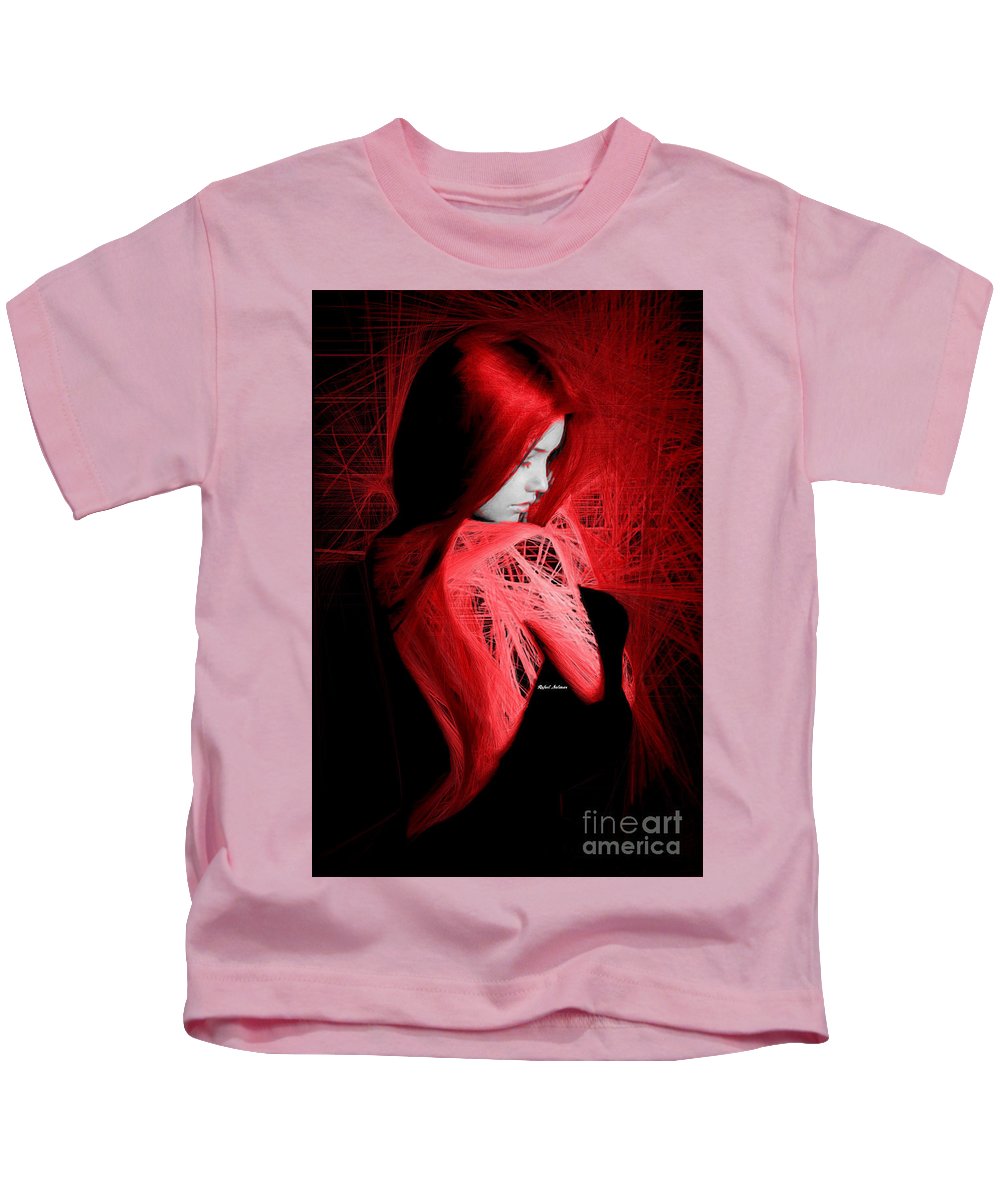 Lady In Red - Kids T-Shirt