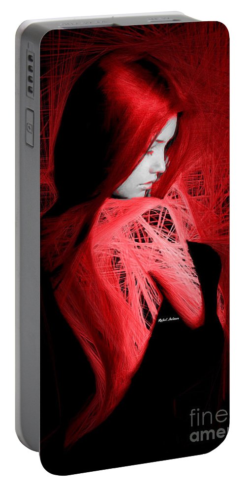 Lady In Red - Portable Battery Charger