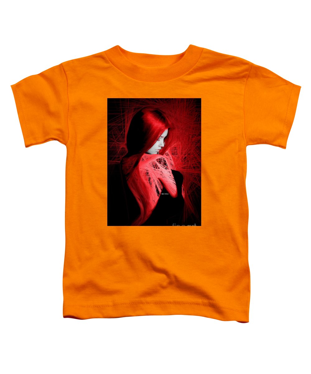 T-shirt pour tout-petits - Dame en rouge