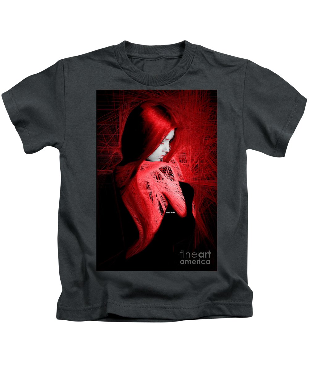 Lady In Red - Kids T-Shirt