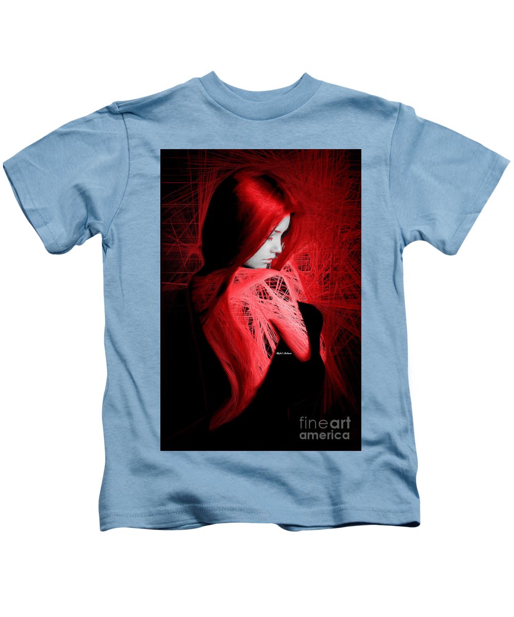 Lady In Red - Kids T-Shirt