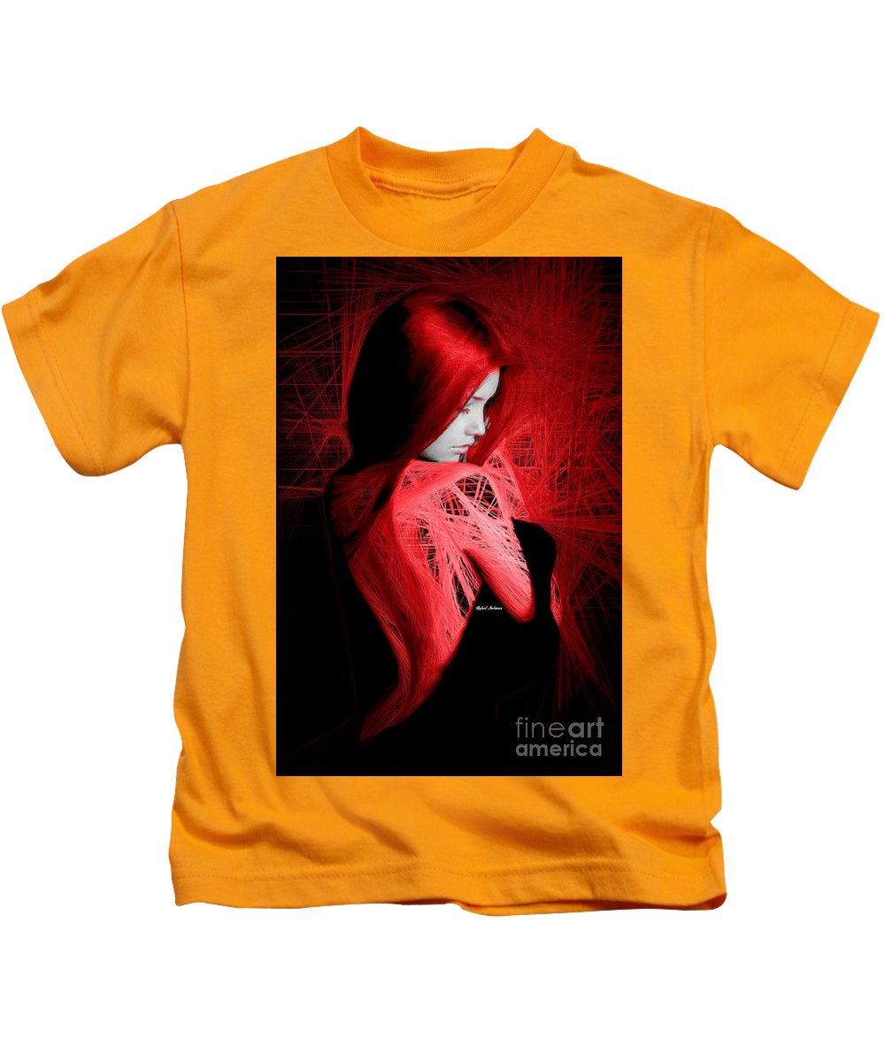 Lady In Red - Kids T-Shirt