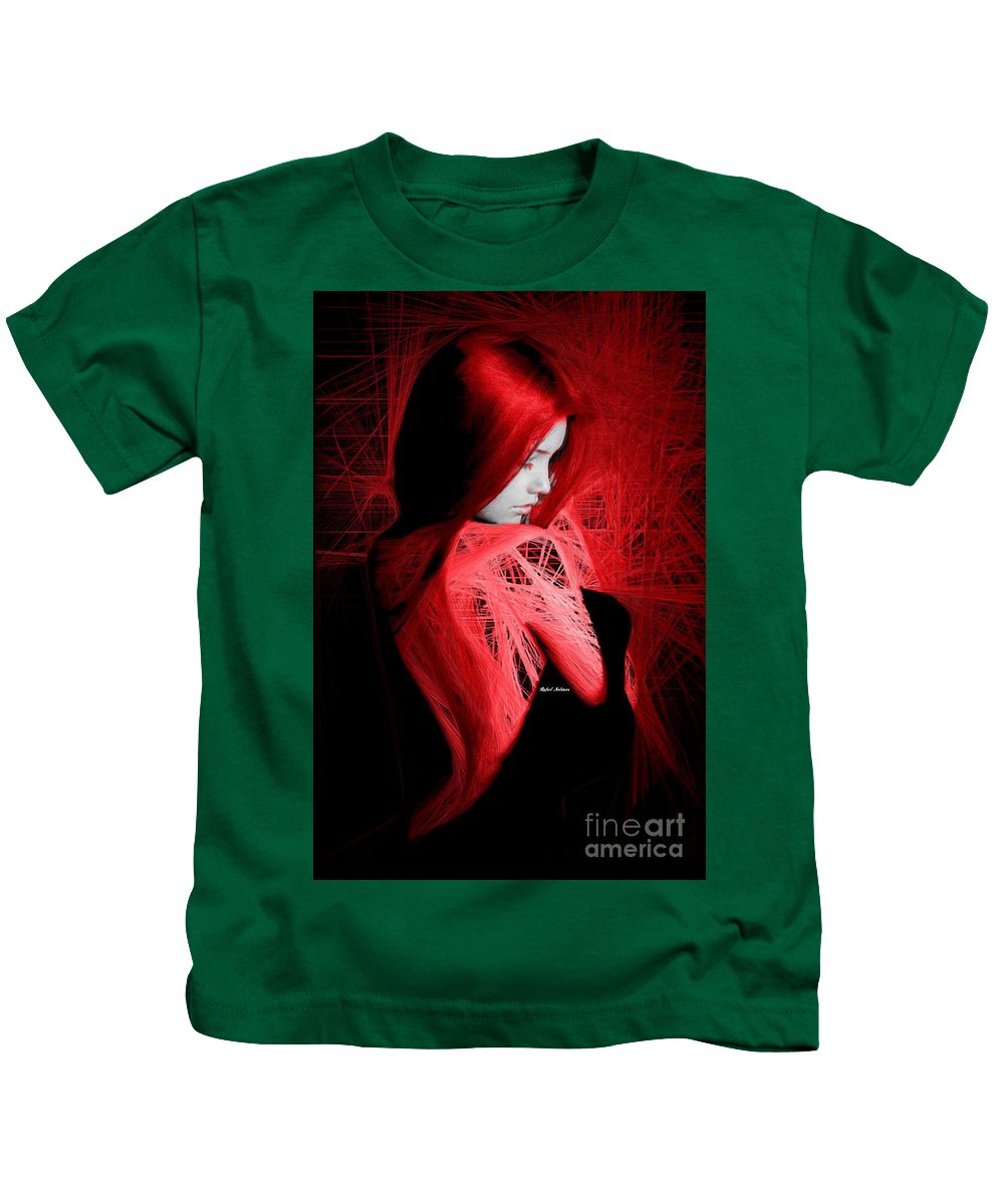 Lady In Red - Kids T-Shirt