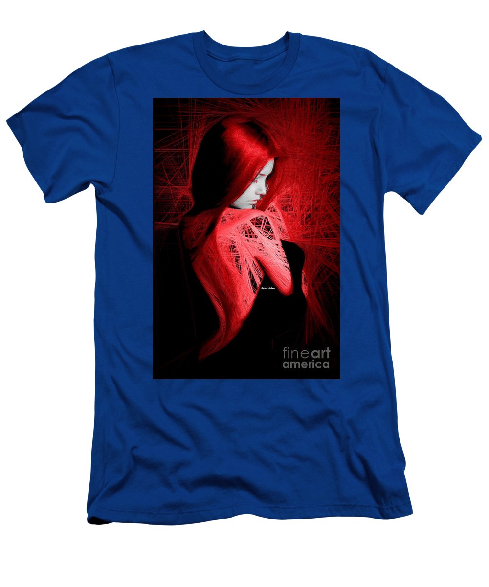 Lady In Red - Men's T-Shirt (Athletic Fit)
