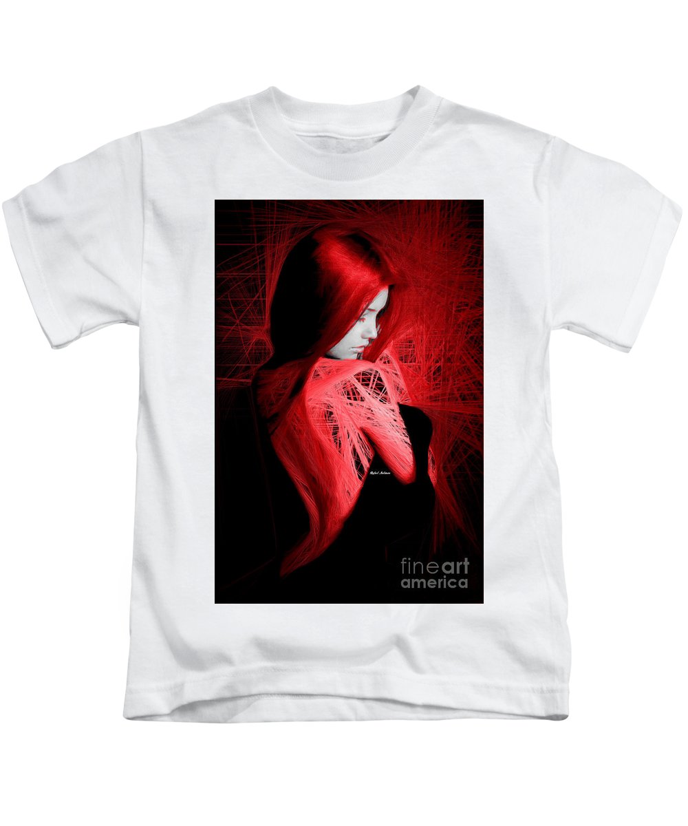 Lady In Red - Kids T-Shirt