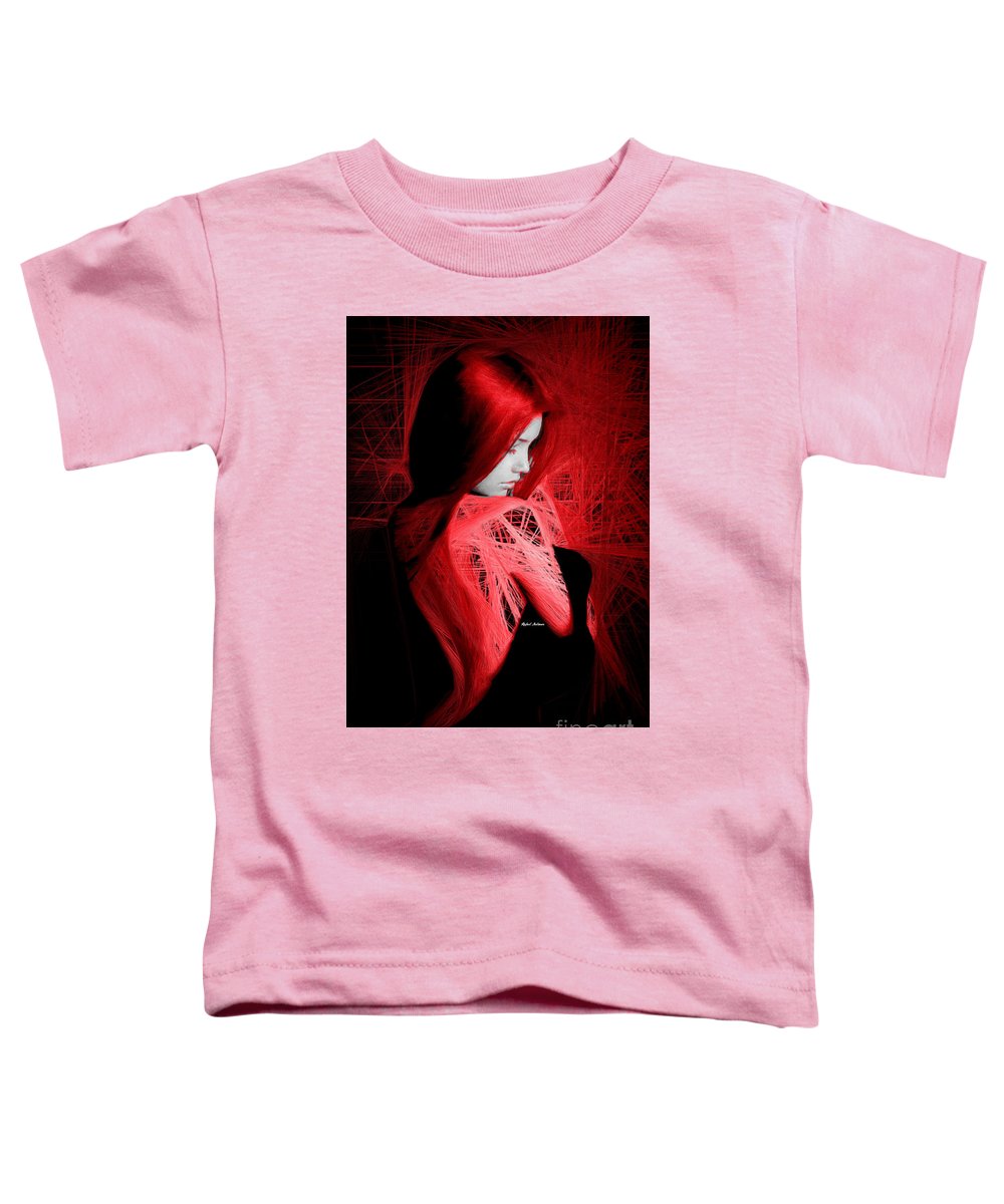 T-shirt pour tout-petits - Dame en rouge