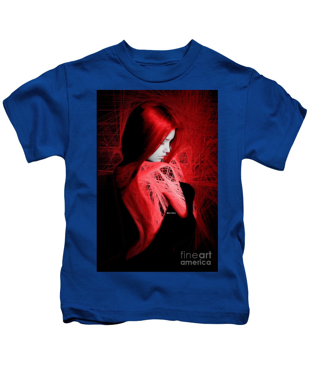 Lady In Red - Kids T-Shirt