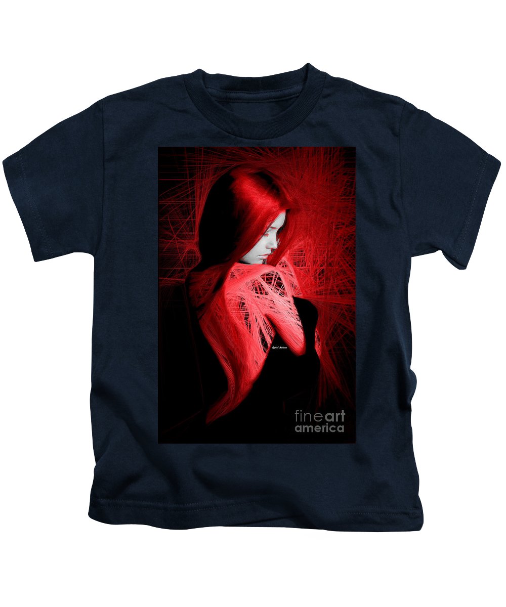 Lady In Red - Kids T-Shirt