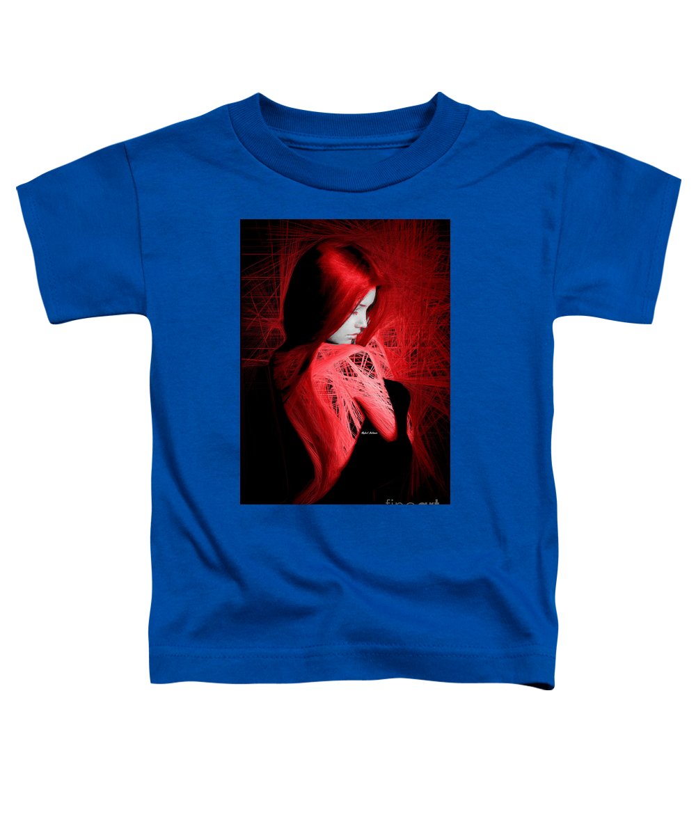 T-shirt pour tout-petits - Dame en rouge