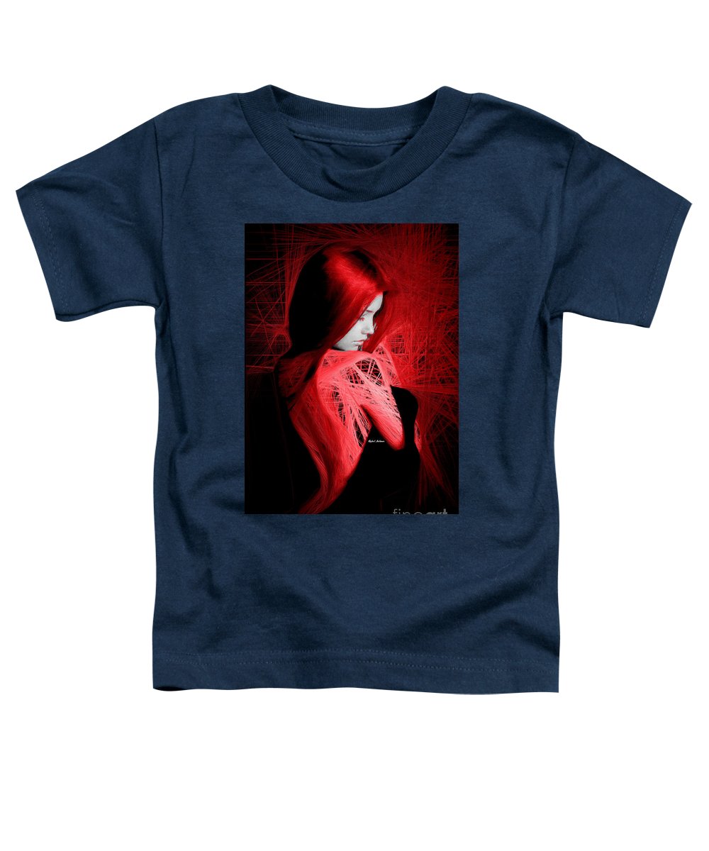 T-shirt pour tout-petits - Dame en rouge