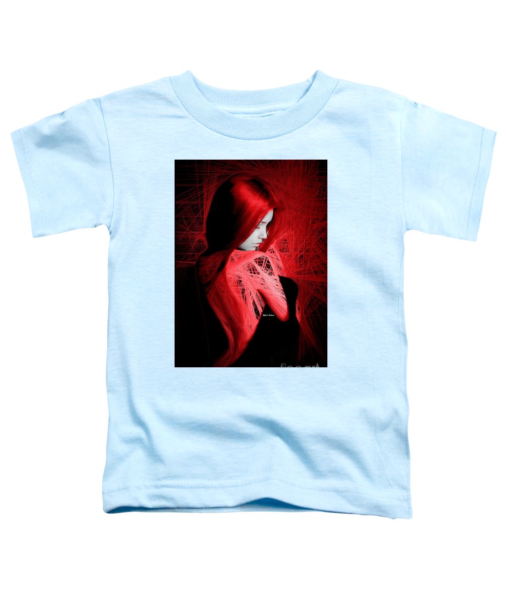 T-shirt pour tout-petits - Dame en rouge