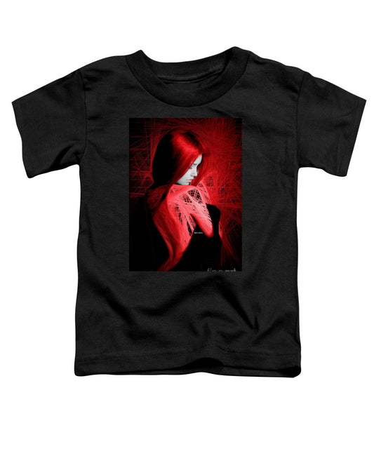 T-shirt pour tout-petits - Dame en rouge