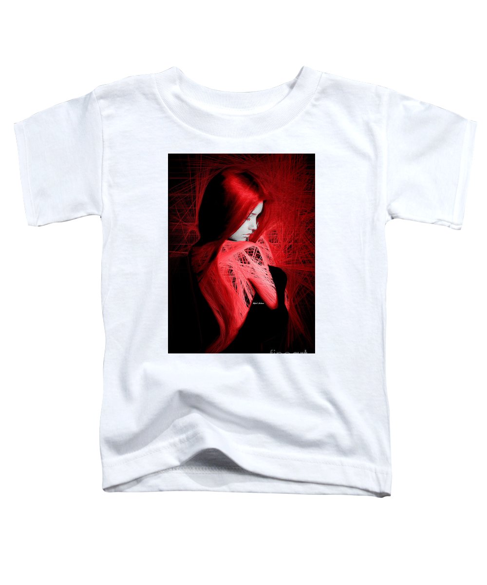 T-shirt pour tout-petits - Dame en rouge