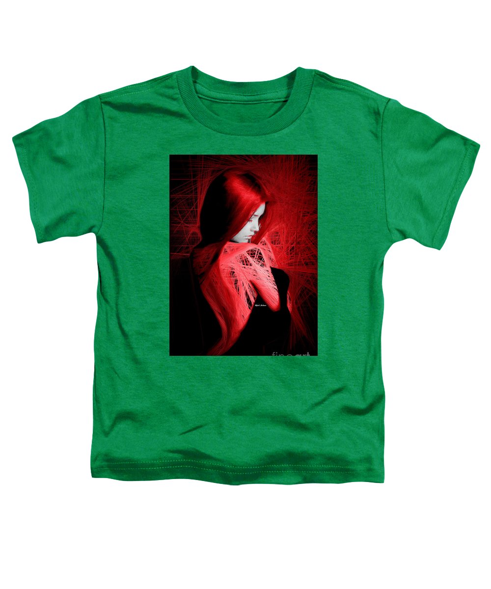 T-shirt pour tout-petits - Dame en rouge