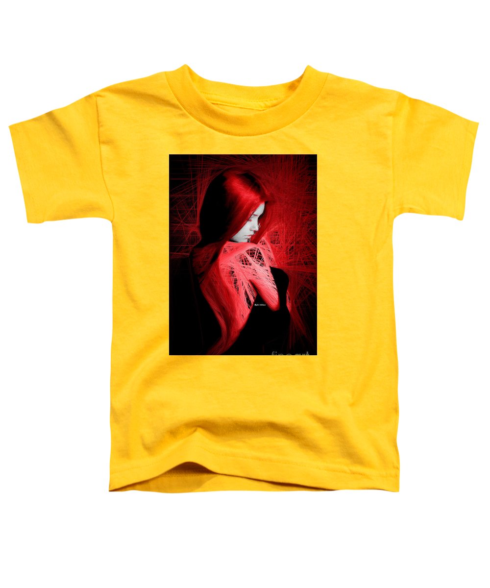 T-shirt pour tout-petits - Dame en rouge