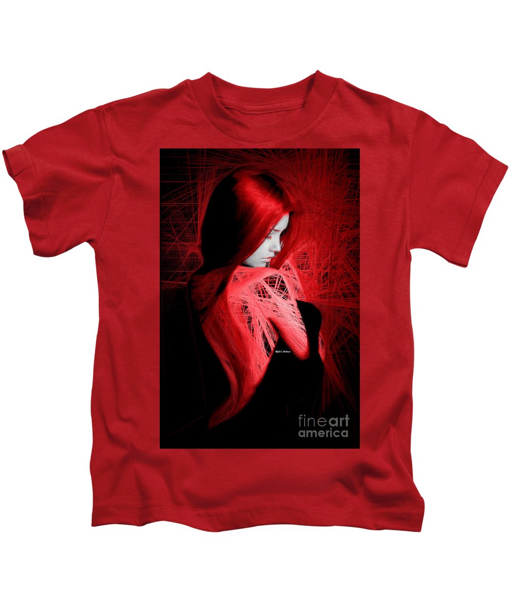 Lady In Red - Kids T-Shirt