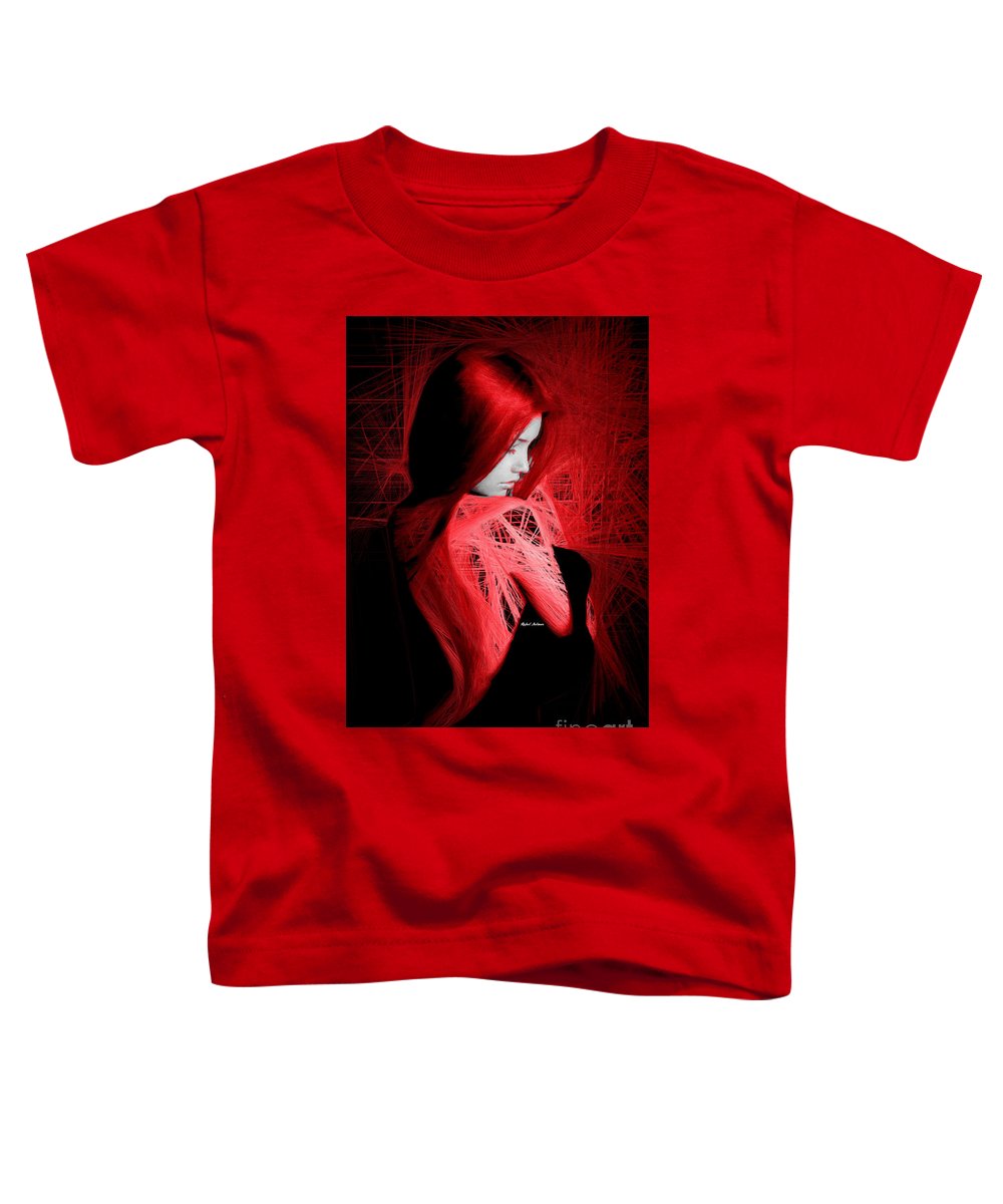 T-shirt pour tout-petits - Dame en rouge