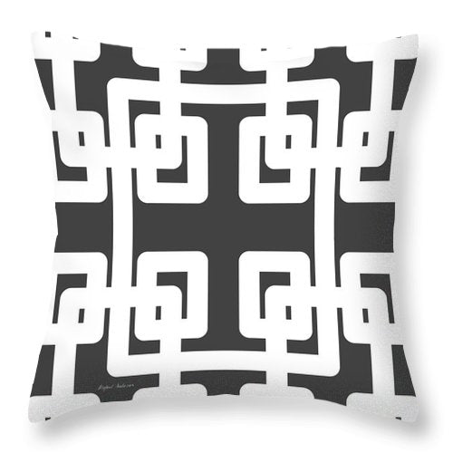 Le Masque de Solitude - Throw Pillow