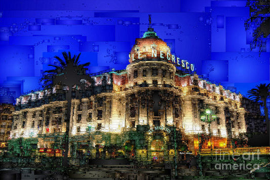 Art Print - Le Negresco Hotel In Nice France