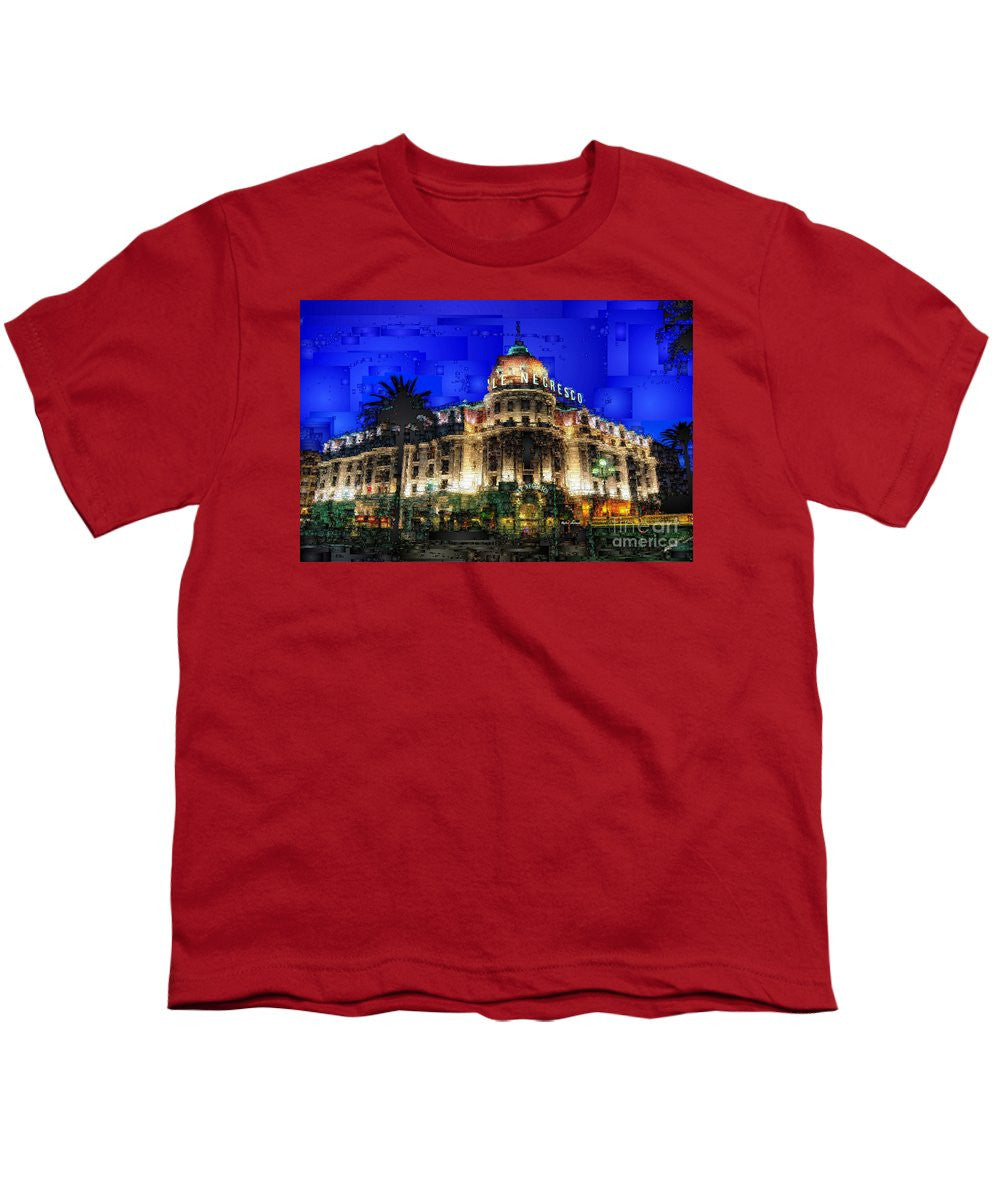 Youth T-Shirt - Le Negresco Hotel In Nice France