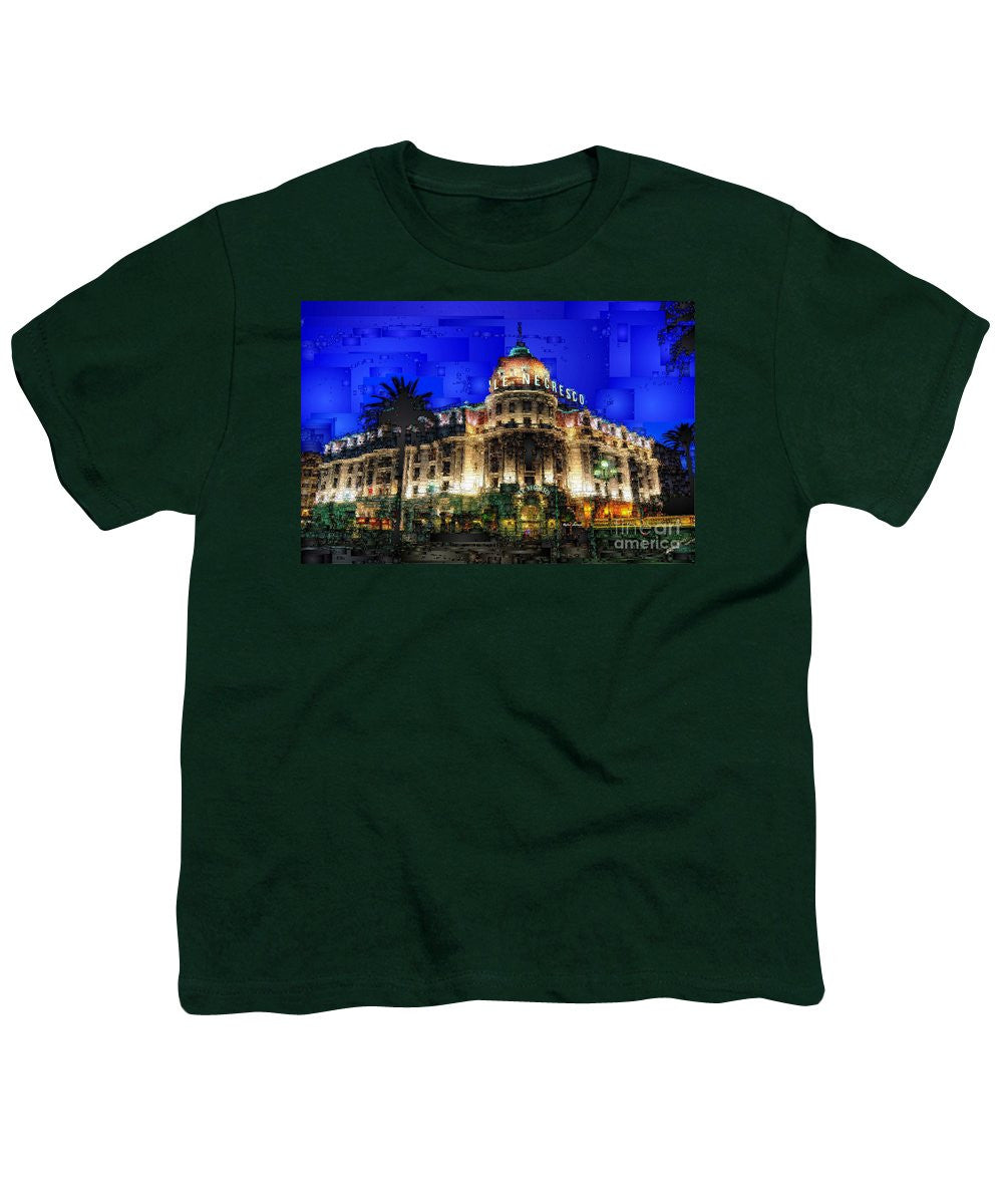 Youth T-Shirt - Le Negresco Hotel In Nice France