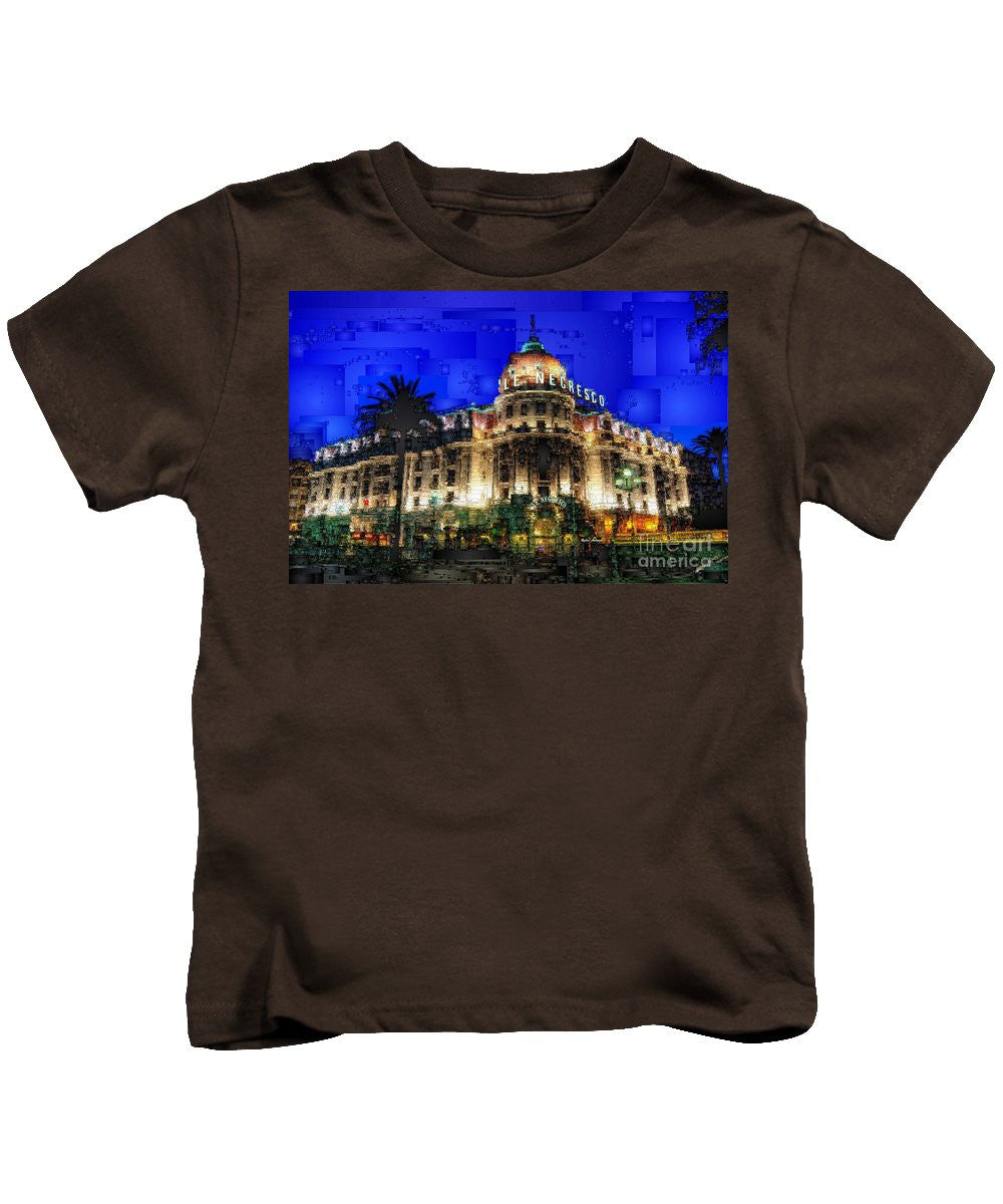 T-shirt pour enfants - Hôtel Le Negresco à Nice, France