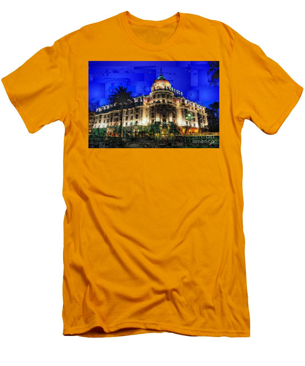 T-shirt homme (coupe ajustée) - Hôtel Le Negresco à Nice, France