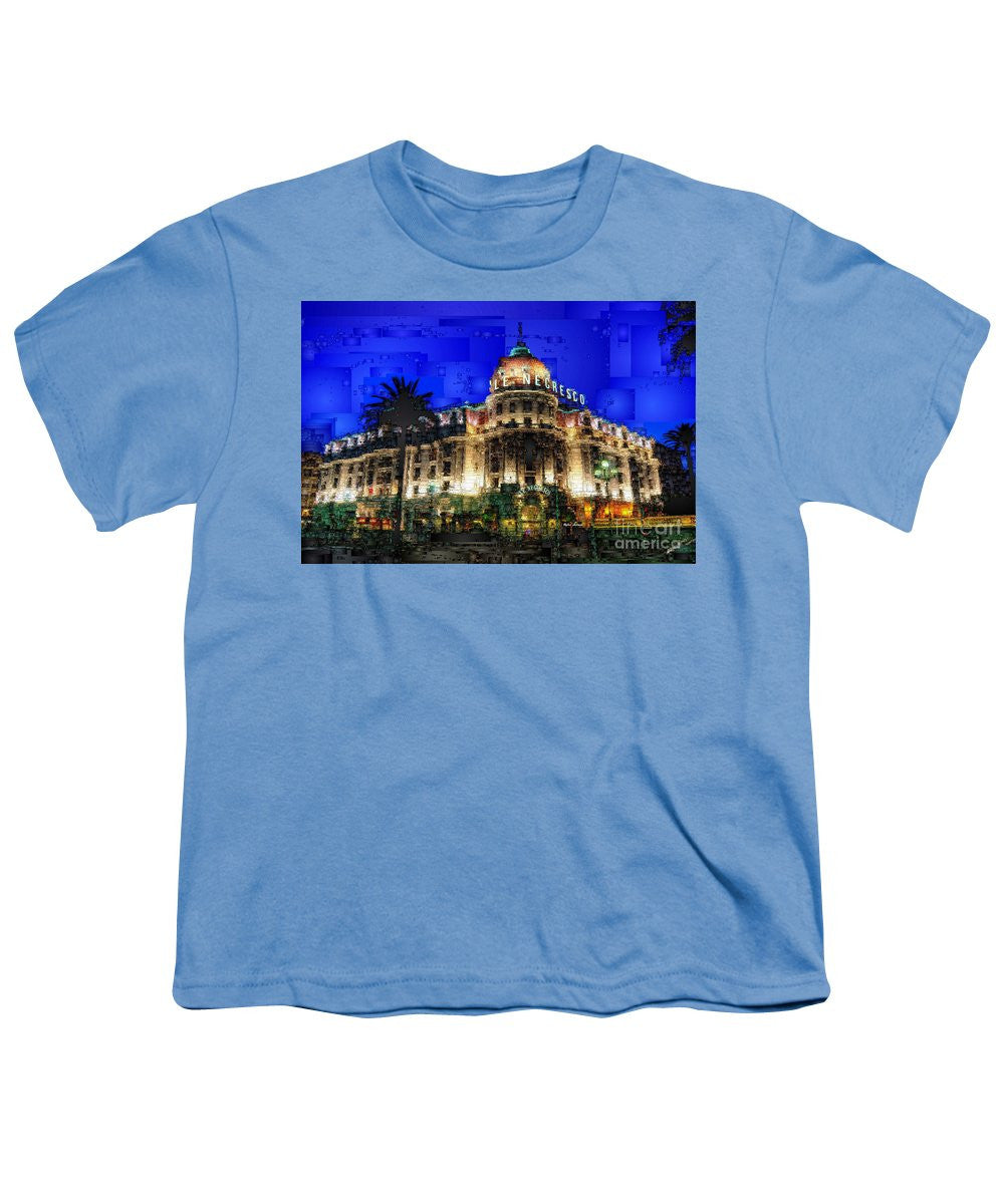 Youth T-Shirt - Le Negresco Hotel In Nice France