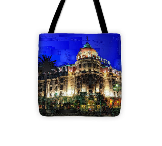 Tote Bag - Le Negresco Hotel In Nice France