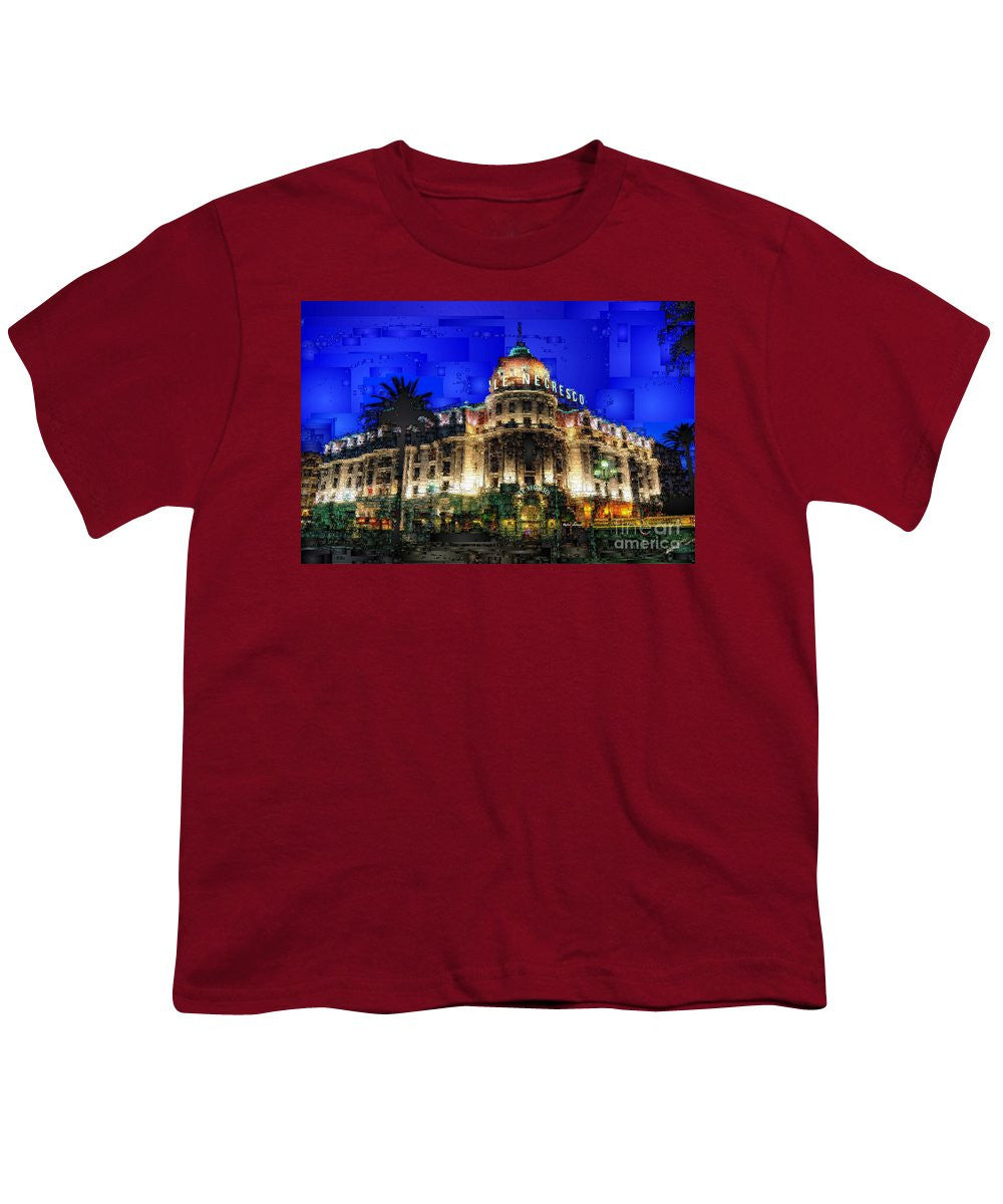 Youth T-Shirt - Le Negresco Hotel In Nice France