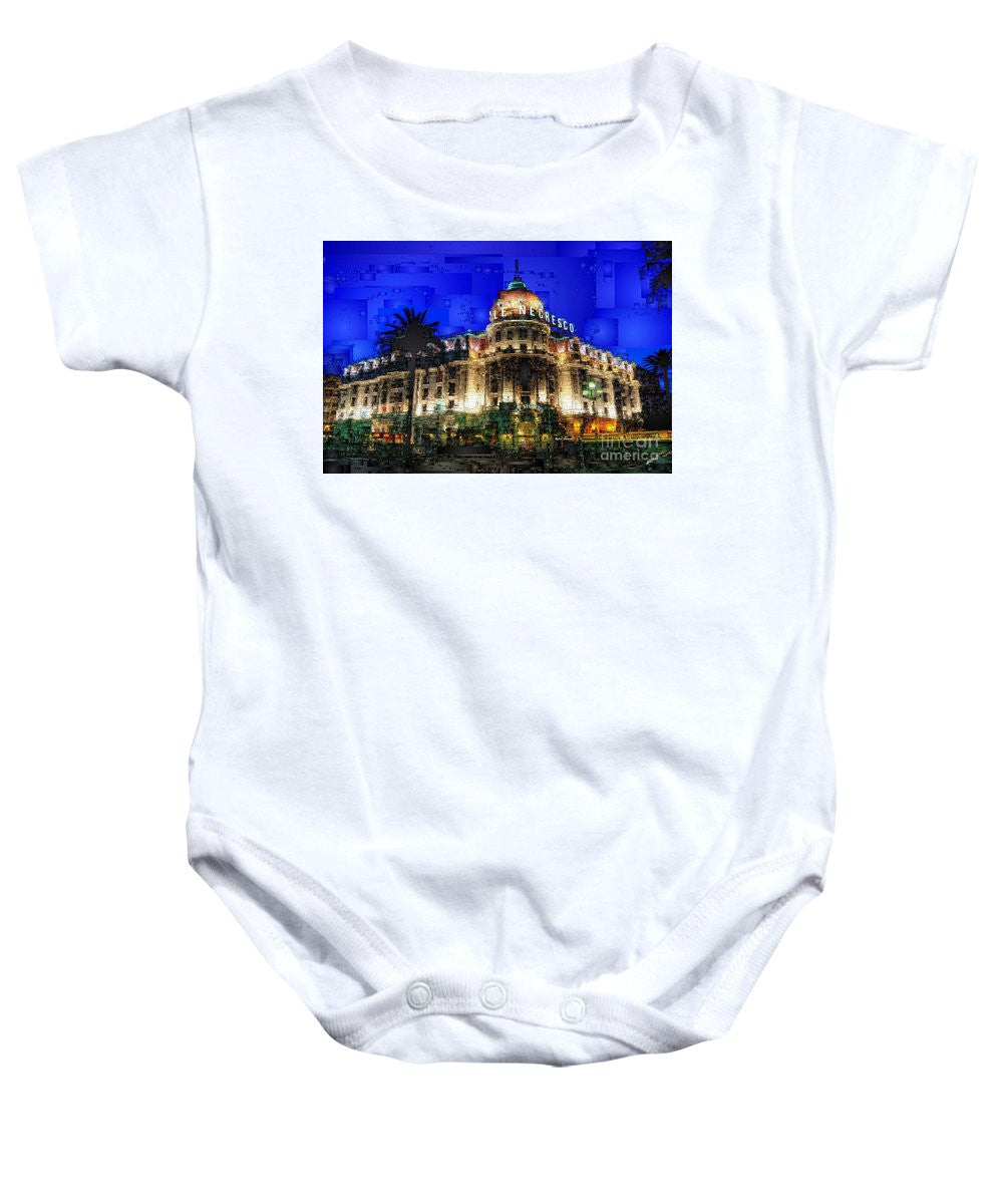 Baby Onesie - Le Negresco Hotel In Nice France