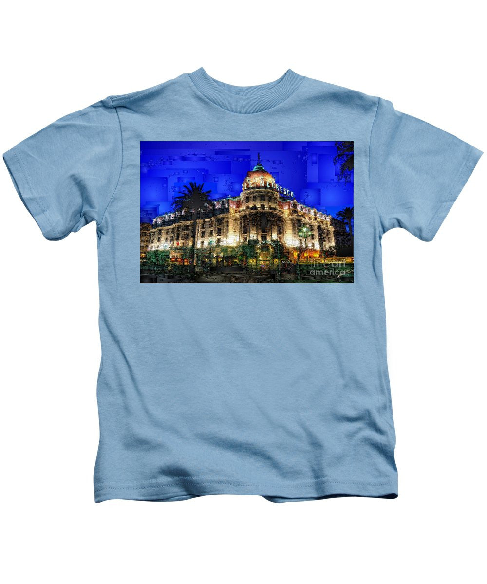 T-shirt pour enfants - Hôtel Le Negresco à Nice, France